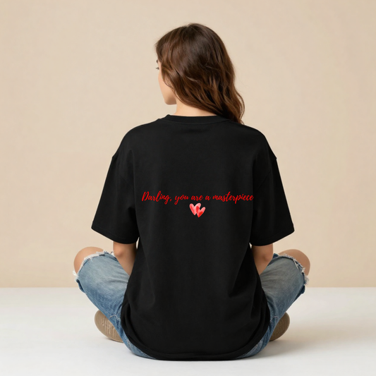 Darling, You Are A Masterpiece T-Shirt | Romantic Love Quote Tee | Couple Gift | Anniversary Gift | Forever Moments Collection