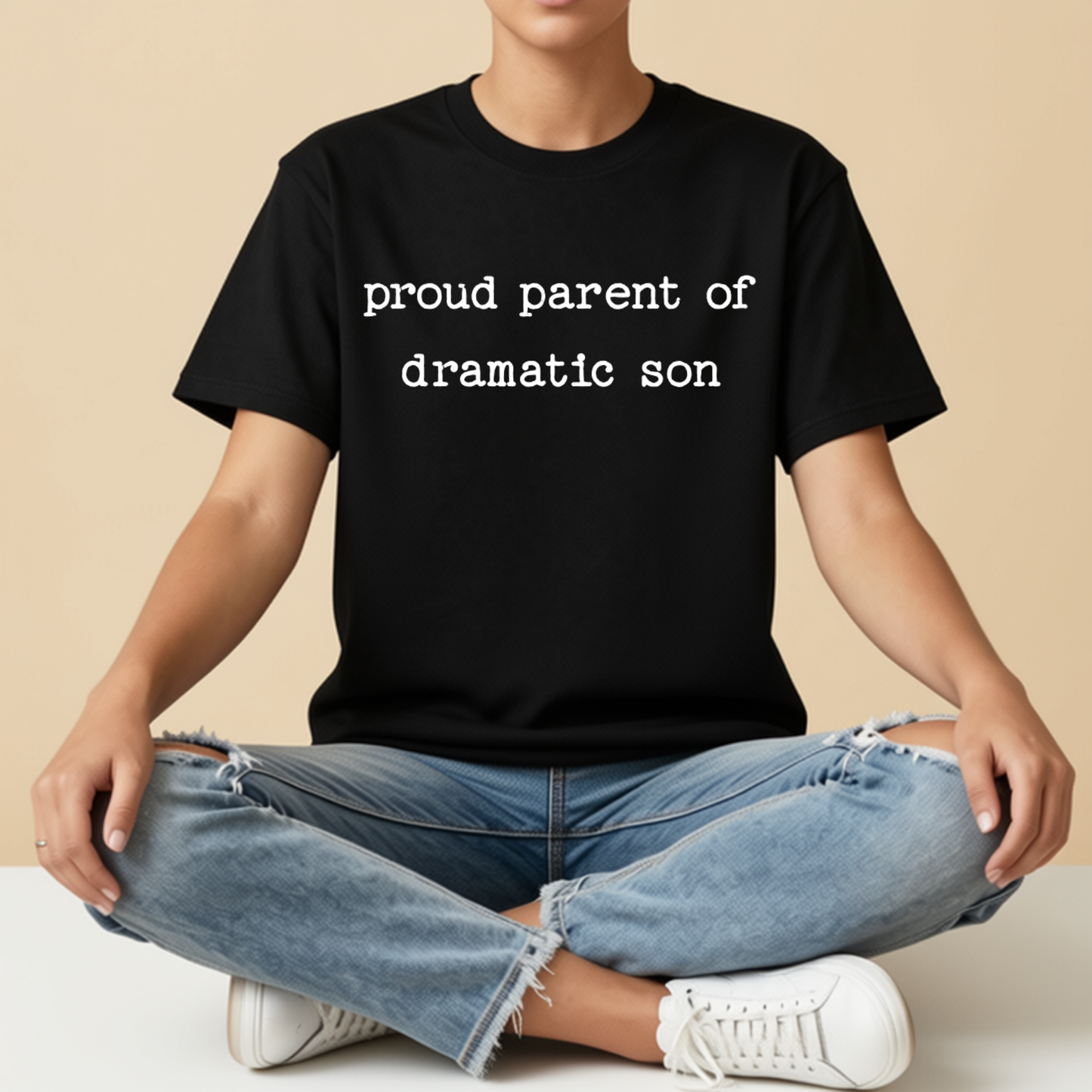 Proud Parent of Dramatic Son | Premium 240 GSM Oversized T-Shirt