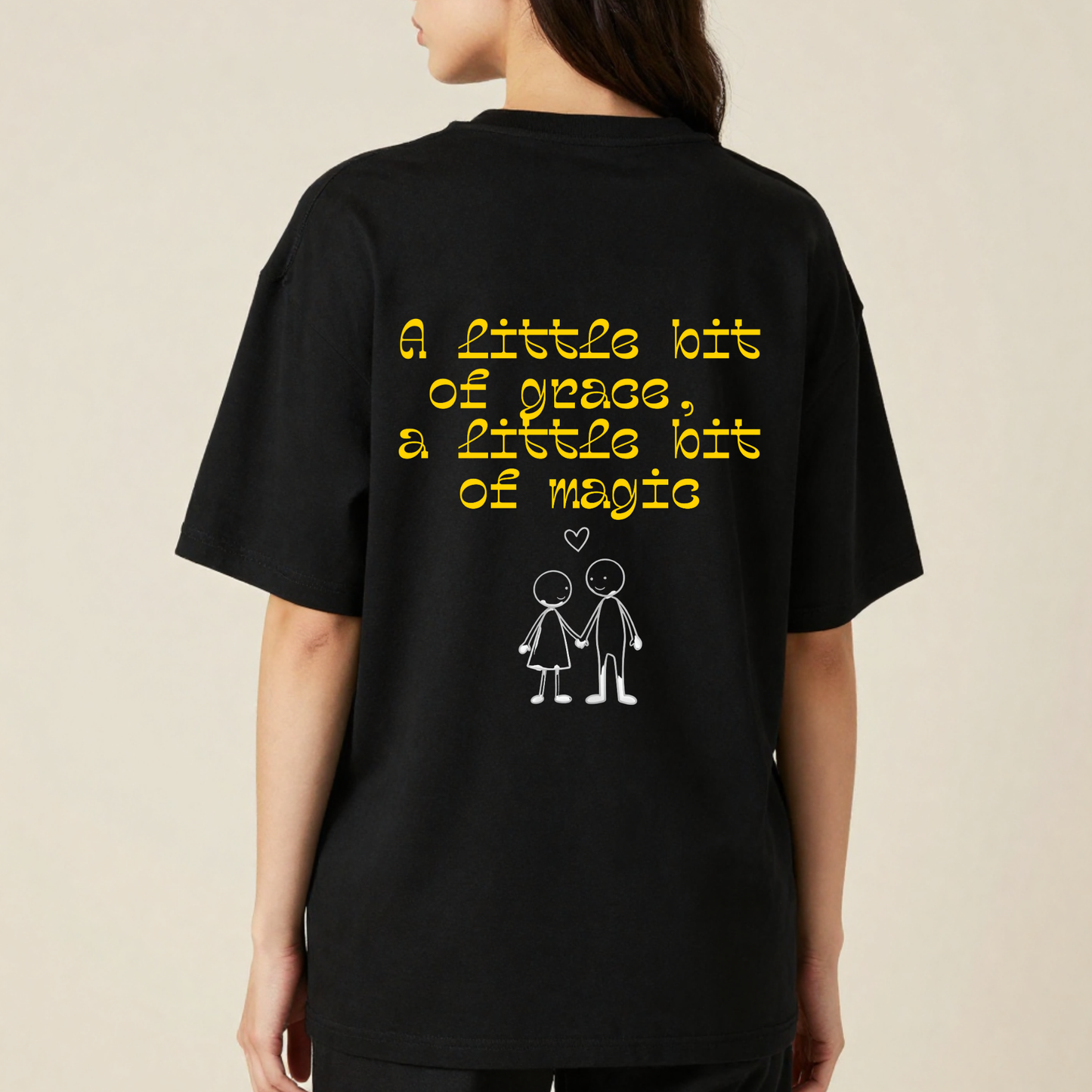 A Little Bit of Grace, A Little Bit of Magic | Couple Love T-Shirt | Forever Moments Collection | Romantic Gift | Relationship Shirt